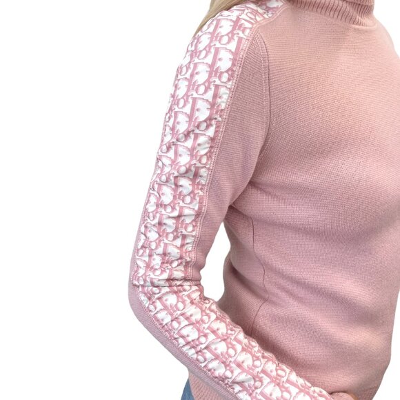 Christian Dior Vintage 2004 Trotter Monogram Ribbed Sweater #36 Top [105605] - Picture 2 of 13